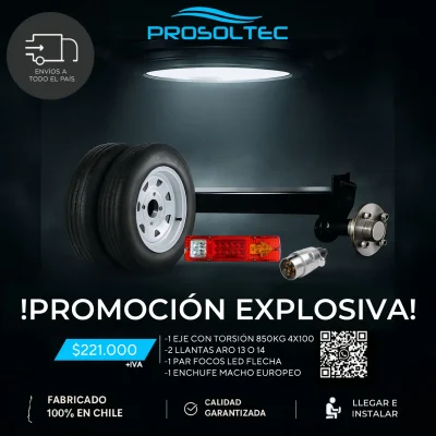 PROMOCIÓN EXPLOSIVA 850KG 4X100